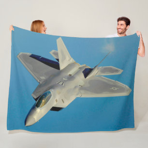 F-22A RAPTOR FLEECE DEKEN