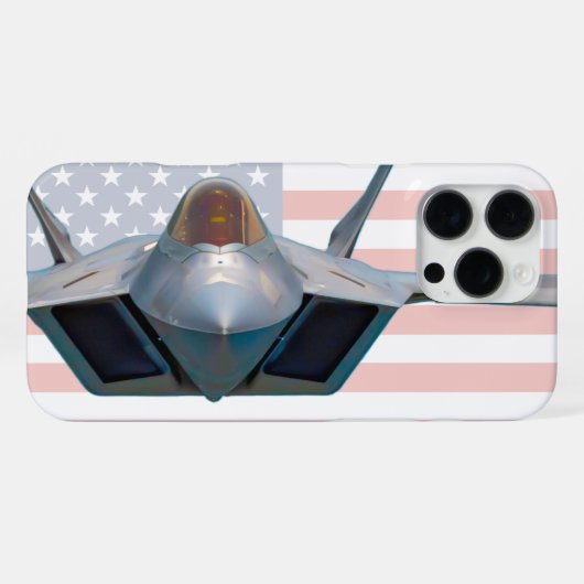 F-22A RAPTOR iPhone HOESJE (Achterkant horizontaal)