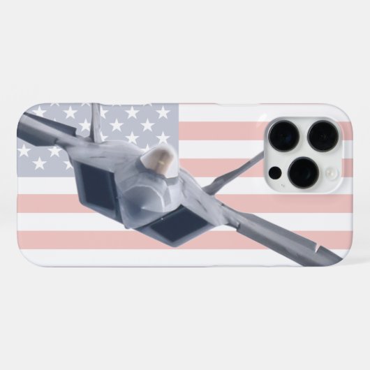 F-22A RAPTOR iPhone HOESJE (Achterkant horizontaal)