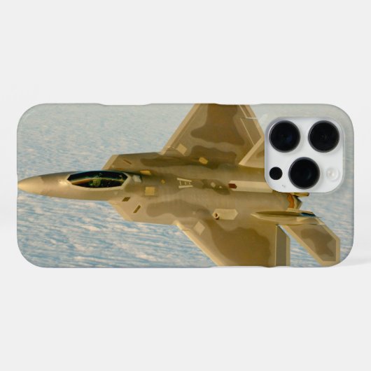 F-22A RAPTOR iPhone HOESJE (Achterkant horizontaal)