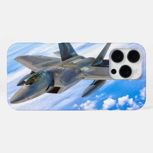 F-22A RAPTOR iPhone HOESJE (Achterkant horizontaal)