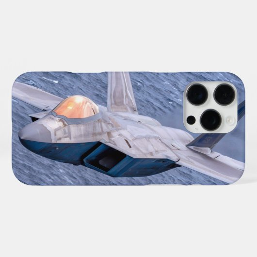 F-22A RAPTOR iPhone HOESJE (Achterkant horizontaal)