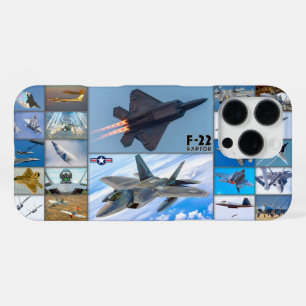F-22A RAPTOR MONTAGE iPhone 16 PRO MAX HOESJE