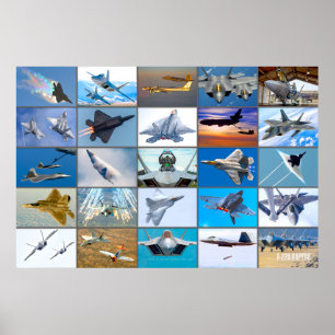F-22A RAPTOR "MONTAGE" POSTER