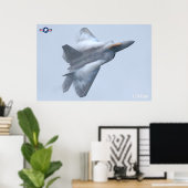F-22A RAPTOR POSTER (Thuiskantoor)