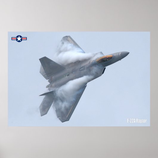 F-22A RAPTOR POSTER (Voorkant)