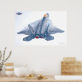 F-22A RAPTOR POSTER (Keuken)