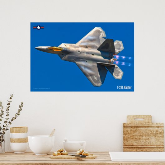 F-22A RAPTOR POSTER (Keuken)