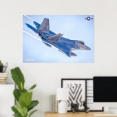 F-22A RAPTOR POSTER (Thuiskantoor)
