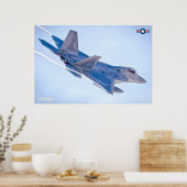 F-22A RAPTOR POSTER (Keuken)
