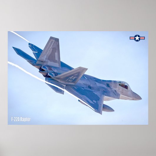 F-22A RAPTOR POSTER (Voorkant)