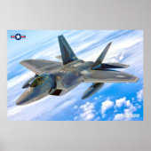 F-22A RAPTOR POSTER (Voorkant)