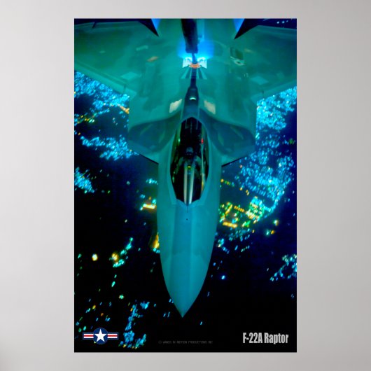 F-22A RAPTOR POSTER (Voorkant)