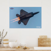 F-22A RAPTOR POSTER (Keuken)