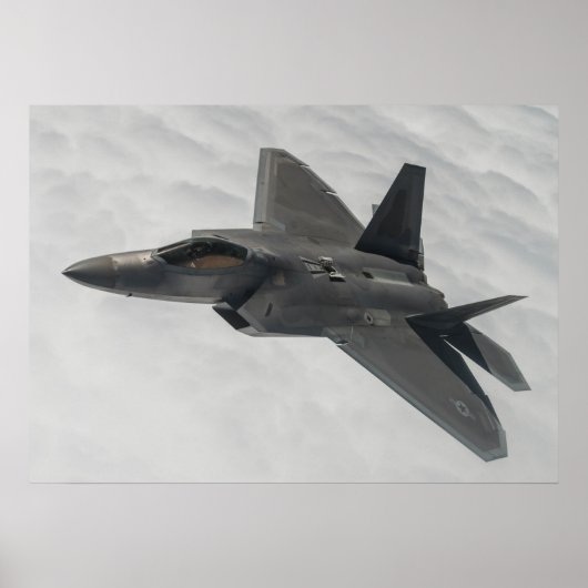 F-22A Raptor Poster (Voorkant)