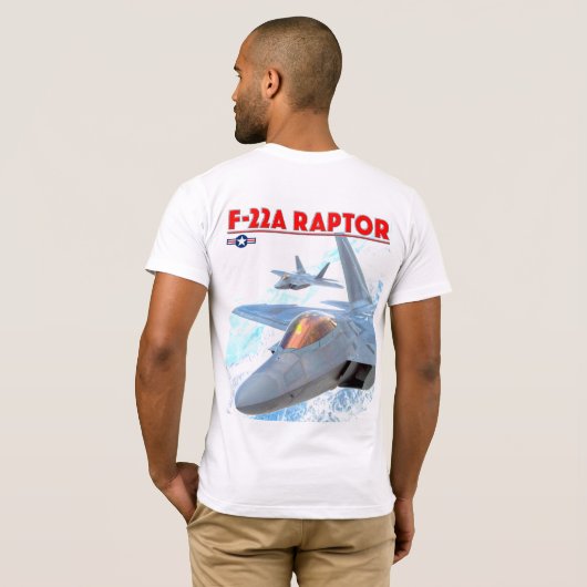 F-22A RAPTOR T-SHIRT (Achterkant volledig)