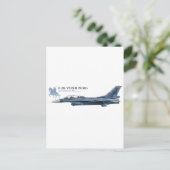F-2B VIPER ZERO BRIEFKAART (Staand voorkant)