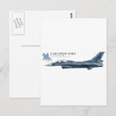 F-2B VIPER ZERO BRIEFKAART (Voorkant / Achterkant)