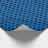 F-35 bliksem 2 het Blauw van het Patroon van de Cadeaupapier (Hoek)