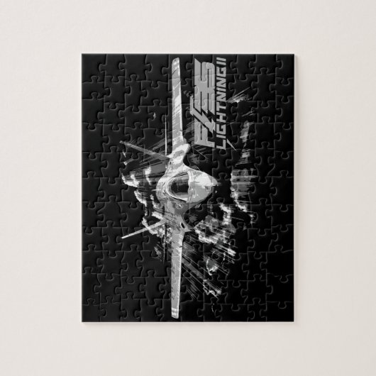 F-35 bliksem II 8x10 Photo Puzzle with Gift Box Legpuzzel (Verticaal)