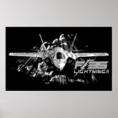 F-35 bliksem II afdrukken Poster (Voorkant)