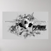 F-35 bliksem II afdrukken Poster (Voorkant)