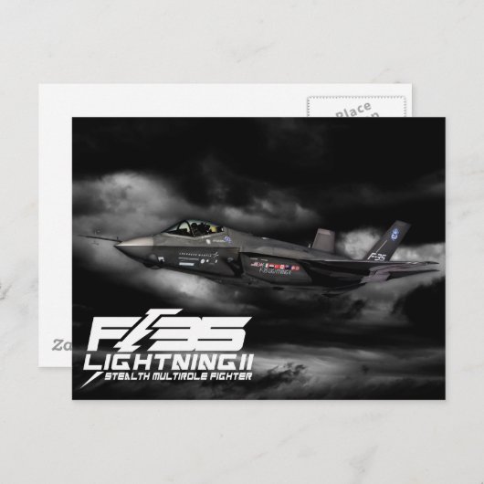 F-35 bliksem II Briefkaart (Voorkant / Achterkant)