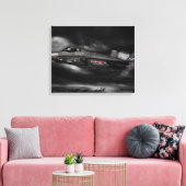 F-35 bliksem II Canvas Afdruk (Insitu (Woonkamer))