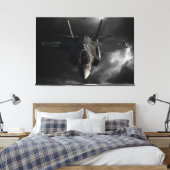 F-35 bliksem II Canvas Afdruk (Insitu (Slaapkamer))