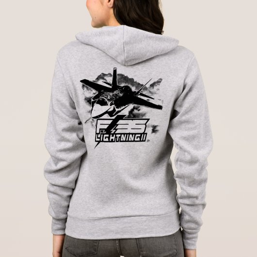 F-35 bliksem II Hoodie (Achterkant)