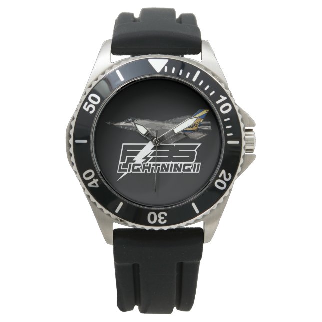 F-35 bliksem II Horloge (Voorkant)