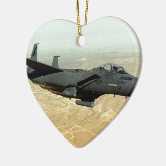 F-35 bliksem II Keramisch Ornament (Links)