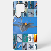 F-35 BLIKSEM II "MONTAGE" SAMSUNG GALAXY HOESJE (Achterkant)