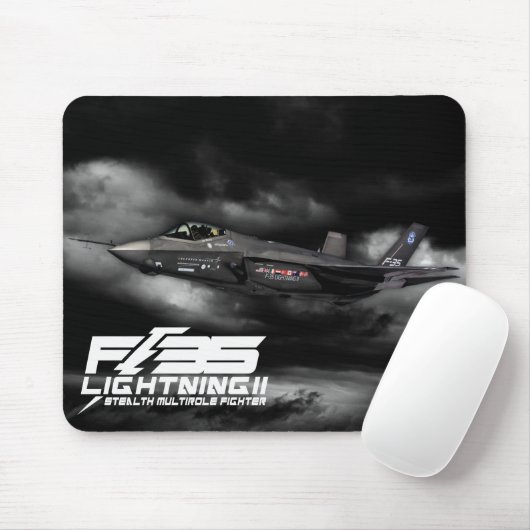 F-35 bliksem II Muismat (Met muis)