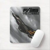 F-35 bliksem II Muismat (Met muis)