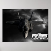 F-35 bliksem II Poster (Voorkant)