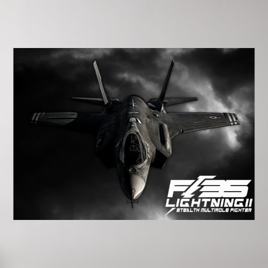 F-35 bliksem II Poster (Voorkant)