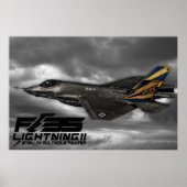 F-35 bliksem II Poster (Voorkant)