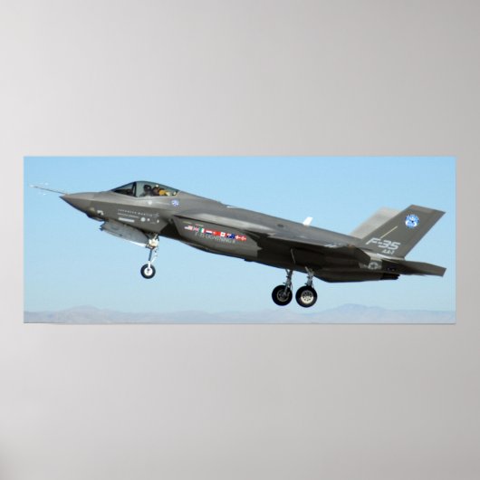 F-35 bliksem II Poster (Voorkant)