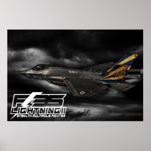 F-35 bliksem II Poster