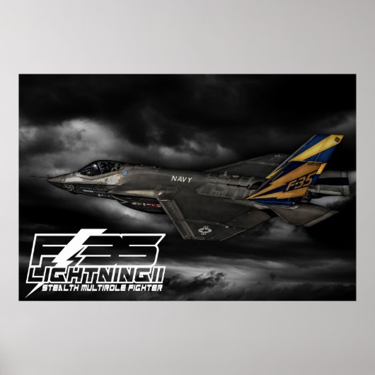 F-35 bliksem II Poster (Voorkant)
