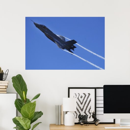 F-35 bliksem II Poster (Thuiskantoor)