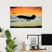 F-35 bliksem II Poster (Thuiskantoor)