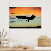 F-35 bliksem II Poster (Keuken)