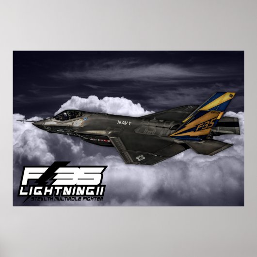 F-35 bliksem II Poster (Voorkant)