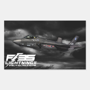 F-35 bliksem II Rechthoekige Sticker