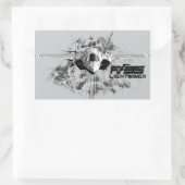 F-35 Bliksem II Rechthoekschakelaars Rechthoekige Sticker (Tas)
