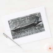 F-35 Bliksem II Rechthoekschakelaars Rechthoekige Sticker (Envelop)