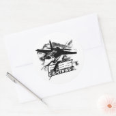 F-35 bliksem II Ronde Sticker (Envelop)