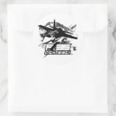 F-35 bliksem II Ronde Sticker (Tas)